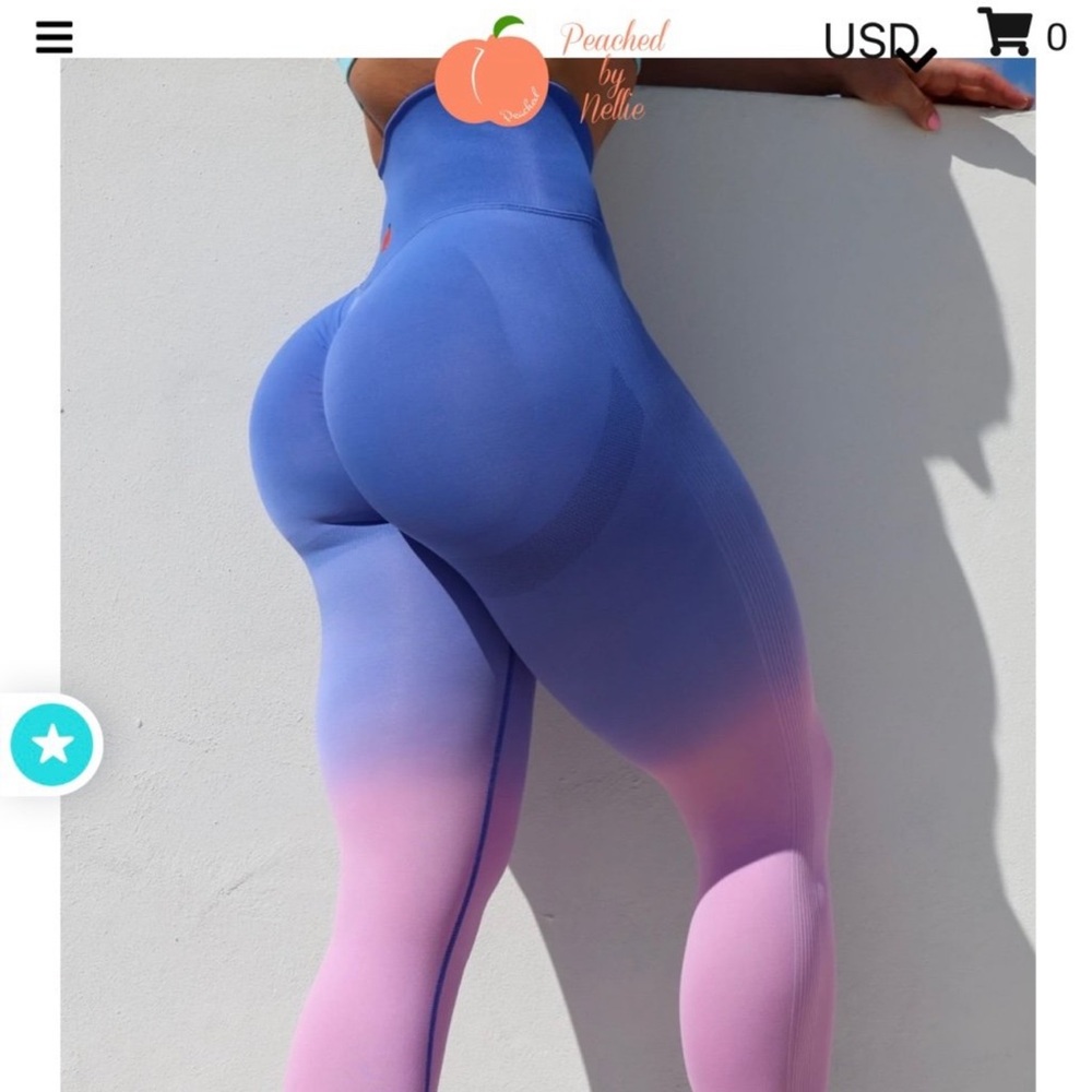 Peached by Nellie leggings